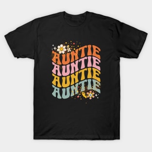 In My Cool Aunt Era Retro Groovy 60's 70's Aunt Great Aunt T-Shirt